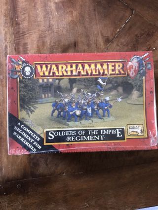 Warhammer Fantasy Sigmar Oop Freeguild Army Nib Soldiers Of The Empire Regiment