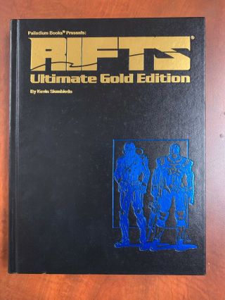 Palladium Rifts Rpg Ultimate Gold Edition Signed