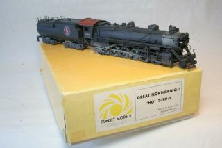 Sunset Models Ho Scale Brass Great Northern Q - 2 2 - 10 - 2 Painted