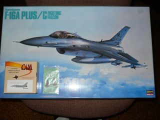 Hasegawa 1/32 F - 16a Plus C Kit With Cam Resin Cockpit And Metal Pitot & Aoa