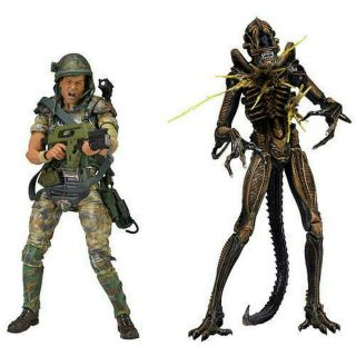 Aliens - 7 - Inch Scale Action Figure - Hudson Vs Battle Warrior - Neca Fr