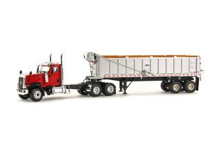 Caterpillar Ct680 Truck W/ East Dump Trailer - " Red " - 1/50 - Wsi 39 - 1001