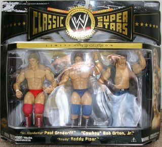 Wwe Classic Superstars 3 - Pack Rowdy Roddy Piper Paul Orndorff Cowboy Bob Orton