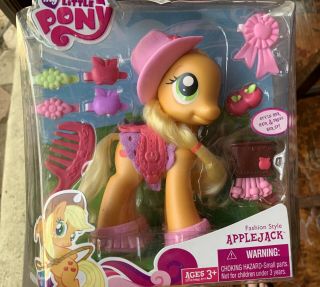 Mib/moc My Little Pony G4 Fashion Style Apple Jack - First Release