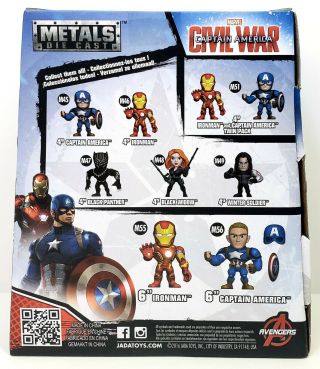 Marvel Captain America: Civil War Metals Die Cast Iron Man M46 4 Inch Figure 2