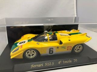 1/32 Scale Model Fly Ferrari 512s 6 1970 Imola Amarillo