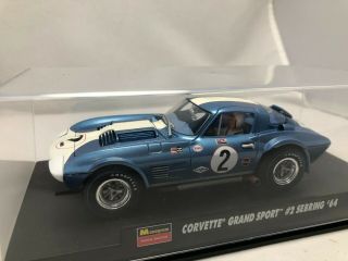 1/32 Scale Model Slot Car Monogram Corvette Grand Sport Sebring