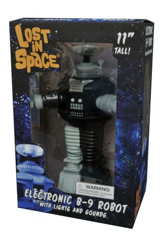 Lost In Space B9 Antimatter Talking B - 9 Robot W/ Lights And Sounds