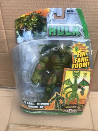 The End Hulk Opened Card Hasbro Marvel Legends Hulk No Fin - Fang - Foom Baf Wave