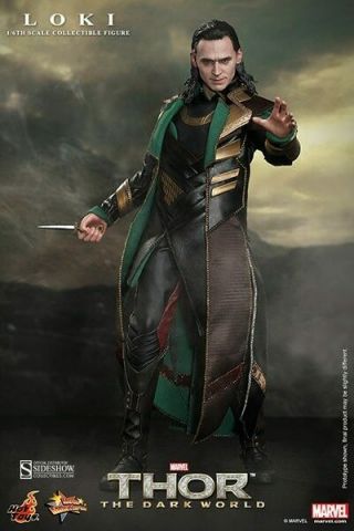 Marvel Hot Toys Thor The Dark World Loki 1/6 Scale Figure Mms231 Exclusive