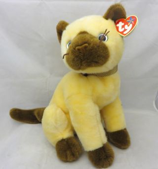 Ty Siam The Cat Beanie Buddy - With Tags