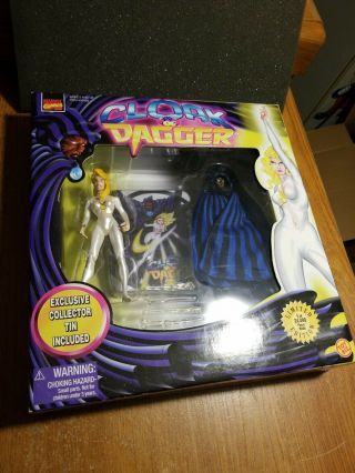Mib 1997 Toybiz Cloak And Dagger Action Figure Set Limited Edition Of 24000