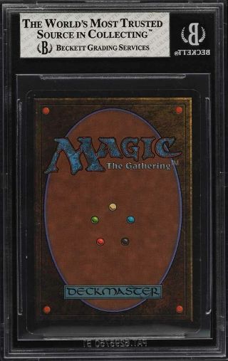 1993 Magic The Gathering MTG Unlimited Time Vault R A BGS 7 NRMT (PWCC) 2