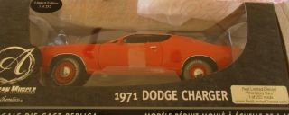 Ertl Authentic American Muscle 1971 Dodge Charger Bee Real Limted 1 Of 252