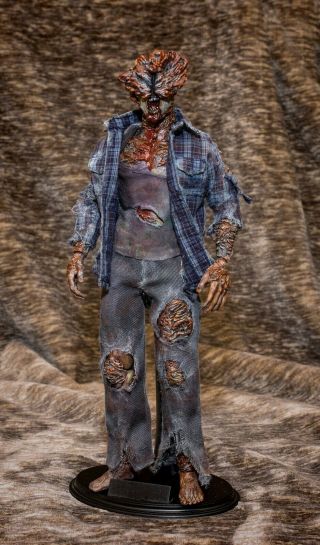Custom 1/6 Scale The Last Of Us Male Clicker Figure With Stand Not Hot Toys