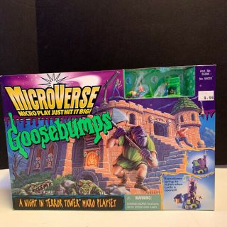 Goosebumps 1996 A Night In Terror Tower Micro Machines Kenner Microverse Playset