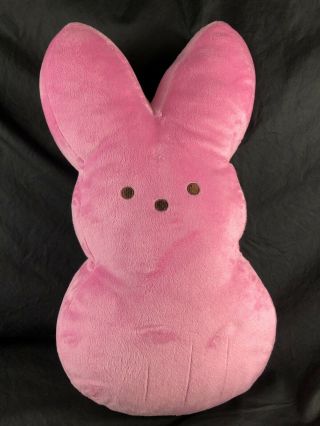 Just Born Peeps Plush Bunny Rabbit Stuffed Animal Toy Easter Doll Large Pink 18”