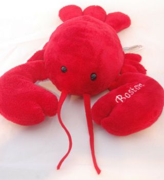 Red Lobster Boston Mary Meyer Lobbie Soft Plush 15 " Ma Toy Seafood Souvenir