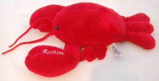 Red Lobster Boston Mary Meyer Lobbie Soft Plush 15 