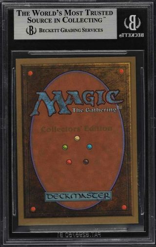 1993 Magic The Gathering Collector ' s Edition CE Mox Sapphire R A BGS 8.  5 (PWCC) 2