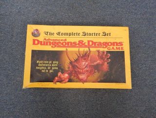 Vintage - The Complete Starter Set Advanced Dungeons And Dragons Board Game R143
