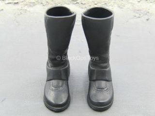 1/6 Scale Toy The Dark Knight - Batman - Black Combat Boots (peg Type)