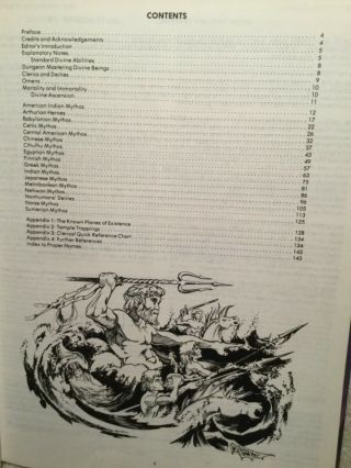 1980 Book TSR Deities & Demigods Heroes From Myth & Legend Advanced D&D 144 Pgs. 3