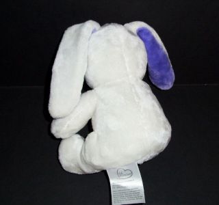 FLAW Little Miracles Bunny Plush Baby Blanket Sweet Snuggles Purple Flowers 3