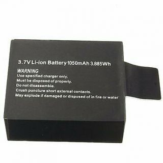 Hawkeye Firefly 7s 4k Camera Spare Part 3.  7v 1050ma Li - On Battery