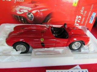 Nib Bbr Models Red Ferrari 375 Plus - 1/18