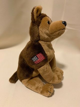 Ty Beanie Baby Courage The Usa Patriotic Dog Stuffed Animal Vintage Pristine