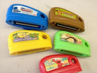 5 Fisher Price Smart Cycle Games Scooby,  Adventure,  Elmo,  Superfriends,  Dinosaurs