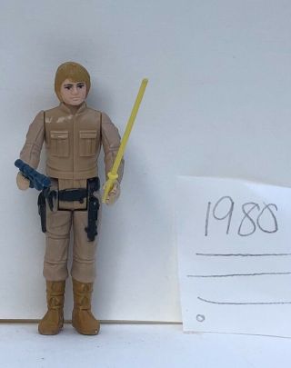 1980 Vintage Star Wars Luke Skywalker Bespin Action Figure Complete Brown Hair