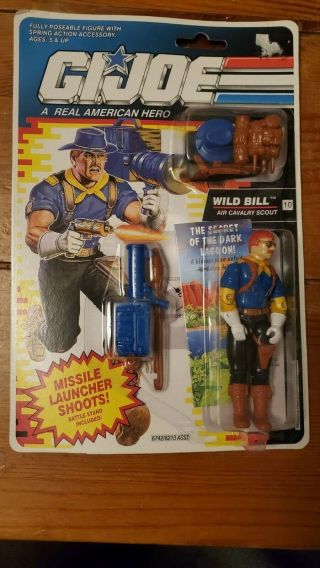 Vintage Moc 1991 Gi Joe Wild Bill Action Figure Hasbro