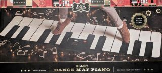 Fao Schwarz Piano Dance Mat Xl W/ 24 Keys And 5 Built In Songs