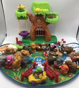 Fisher Price Little People A - Z Learning Zoo Alphabet 26 Animals Figures