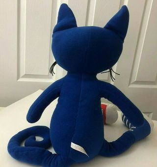 Pete the Cat Stuffed Soft Plush Toy Doll Blue 30 Inches Tennis Shoes 2