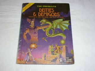 Ad&d Deities & Demigods Tsr 2nd Print Cthulhu/elric Mythos 144 Pages