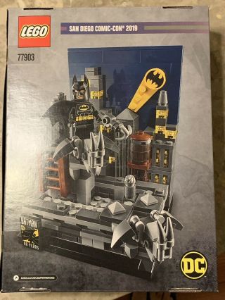 Sdcc 2019 Lego Dc Comics Batman The Dark Knight Gotham City Exclusive