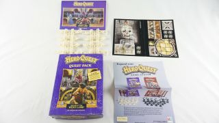 Return Of The Witch Lord,  Milton Bradley,  Heroquest,  Unpunched,  Sprued Figures