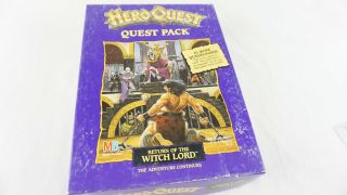 Return of the Witch Lord,  Milton Bradley,  HeroQuest,  Unpunched,  Sprued Figures 3