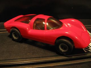 Cox / Eldon Red Porsche Carrera 1/32 Scale Slot Cars