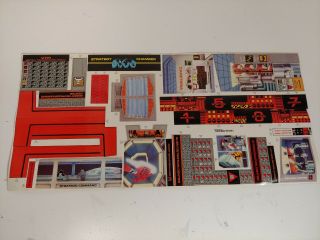 Vintage Gobots Command Center Sticker Sheet Bandai Tonka 1984