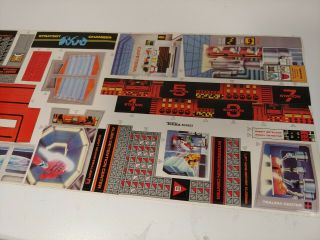 Vintage GoBots Command Center Sticker Sheet Bandai Tonka 1984 7