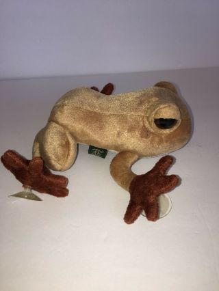 Coquico We Sing Plush Singing Frog With Puerto Rico Flag On Belly Rare 7 Inches