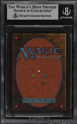 1993 Magic The Gathering MTG Alpha Demonic Tutor U K BGS 8.  5 NM - MT,  (PWCC) 2