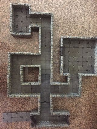 Dwarven Forge Master Maze Room And Passage Set Resin
