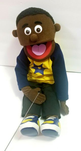 Silly Puppets Jordan (african American) 25 Inch Professional Puppet