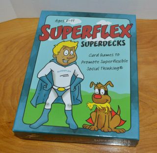Superflex Superdecks Teaching Aid Card Games Autism Adhd Social Learning Sensory