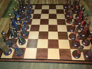 African Masai Warriors Chess Set - No Board - 5